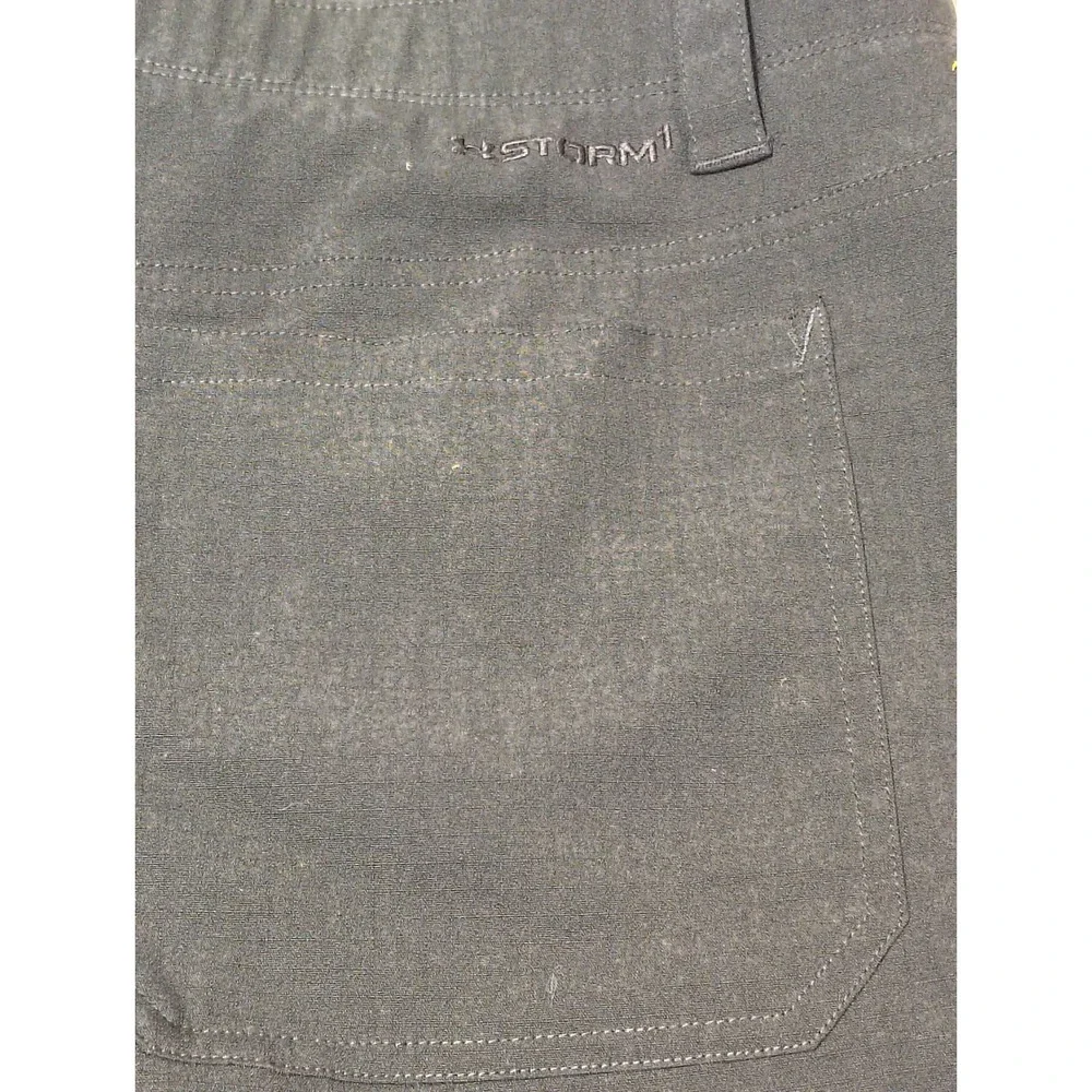 Under Armour Storm Cargo Pants Loose Fit Black Size 42x30 Mens Athletic‎ Golf D